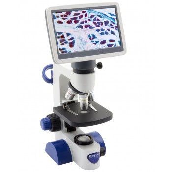 Microscopio monocular de campo claro series B-60 c/ monitor de video digital, OPTIKA MICROSCOPES&reg;
