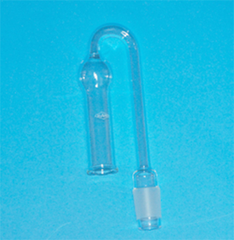 Tubo para cloruro de calcio curvo, vidrio, ALAMO®