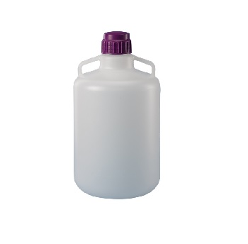 Garrafas LDPE, boca estrecha, redonda, con tapones de rosca, no esteril, Capacidad=15 L, 1 unid., CHEMILABOR®