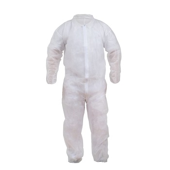 Buzo sin capucha, blanco, CHEMILABOR®